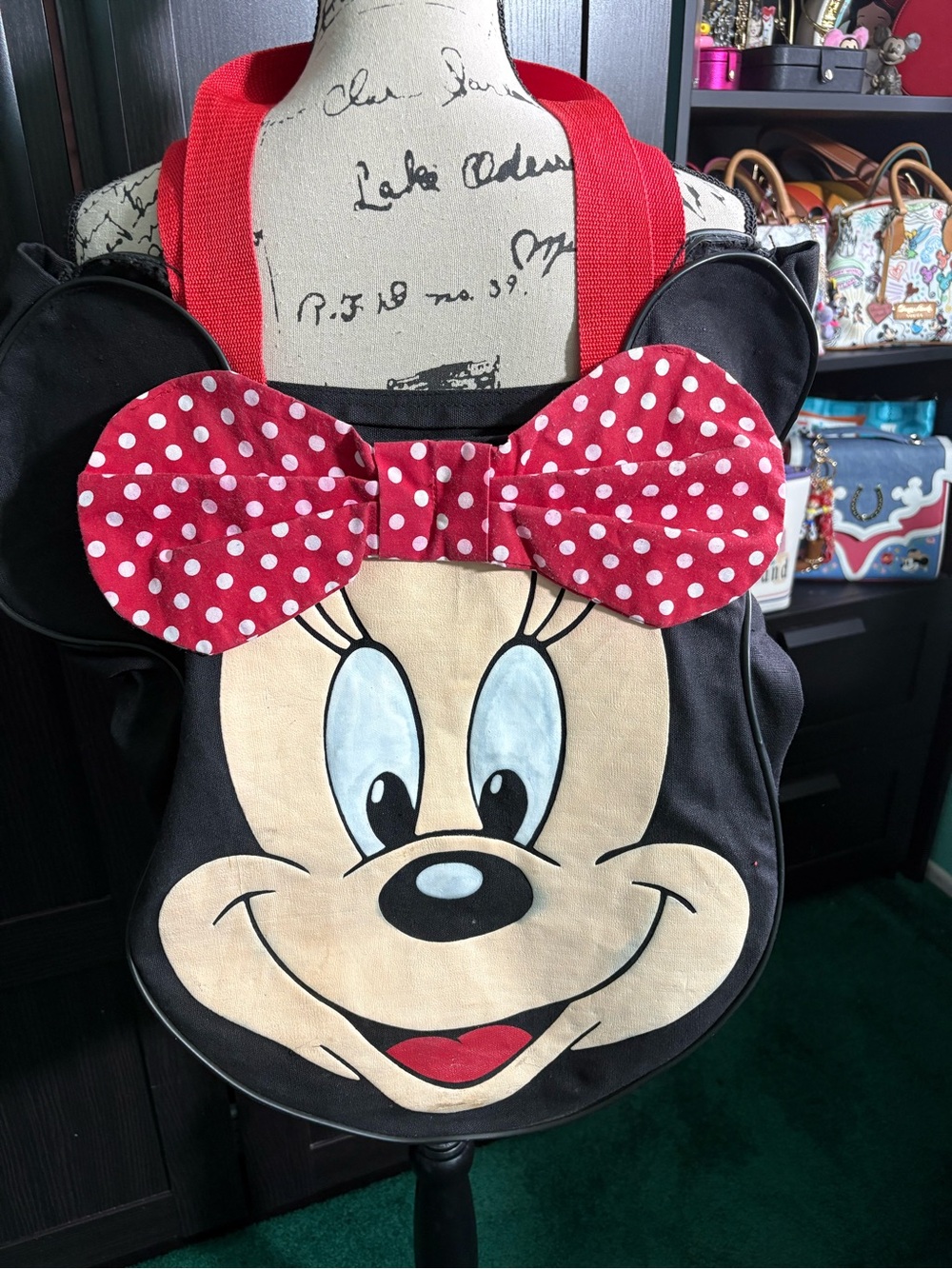 Disney vintage Minnie Mouse Red Bow large shoulder bag
